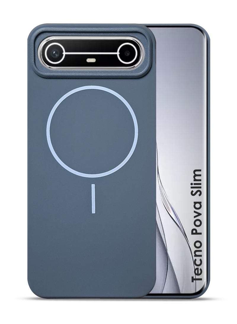 غطاء خلفي من السيليكون لهاتف تكنو بوفا سليم - مصنوع من سيليكون TPU، متين وذو فتحات دقيقة - حماية من الخدوش والغبار والبقع، غطاء مقاوم للصدمات والماء لهاتف تكنو بوفا سليم - Image 1